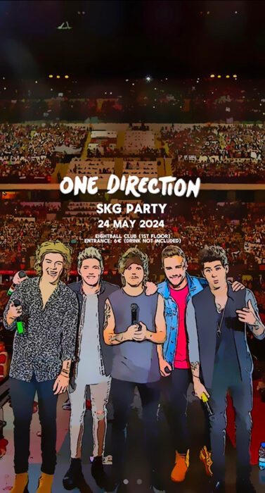 One Direction SKG Party | Live While we're Young Edition