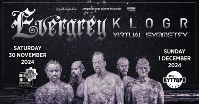 Evergrey (Sweden)- Klogr (Italy / U.S.A.) - Virtual Symmetry (Italy / Switzerland)