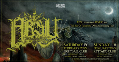 Absu [USA] - 30th anniversary show - The Sun of Tiphareth