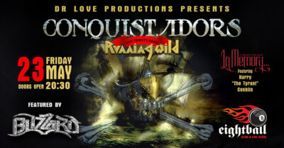 “Conquistadors” - A live tribute to Running Wild + Blizzard