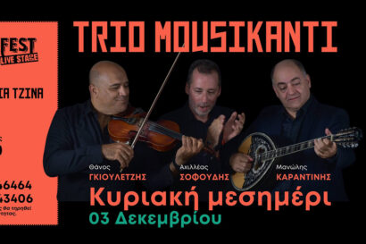 Πάρτυ με το Trio Mousikanti