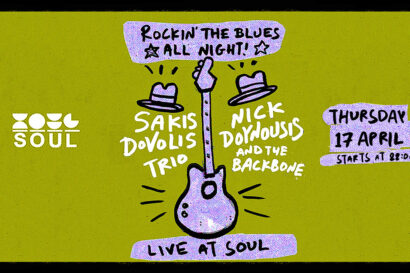 Rockin’ The Blues All Night | Sakis Dovolis Trio + Νίκος Ντονούσης και οι Backbone