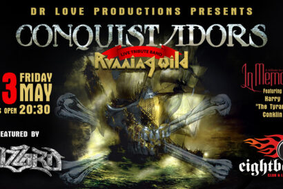 “Conquistadors” – A live tribute to Running Wild + Blizzard