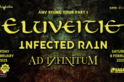 Eluveitie (Switzerland) – Infected Rain (Moldova) – Ad Infinitum (Switzerland)