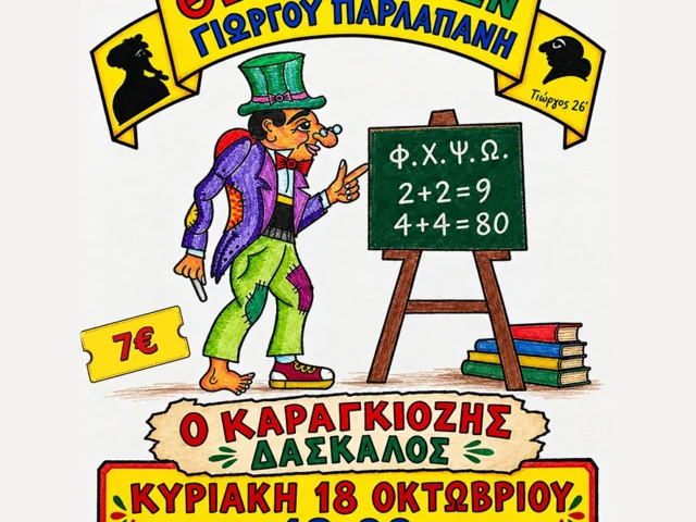 Ο Καραγκιόζης δάσκαλος
