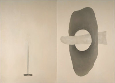 “Give pain, get pleasure”, oil on canvas, 100 x 140 cm